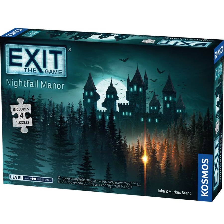 Board Games Thames & Kosmos | Exit: Nightfall Manor (Includes 4 Puzzles)