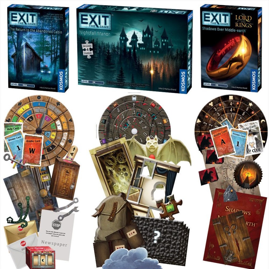 Gift Sets & Bundles Thames & Kosmos | The Game, Return To The Abandoned Cabin, Nightfall Manor, Lord Of The Rings: Shadows Over Middle-Earth