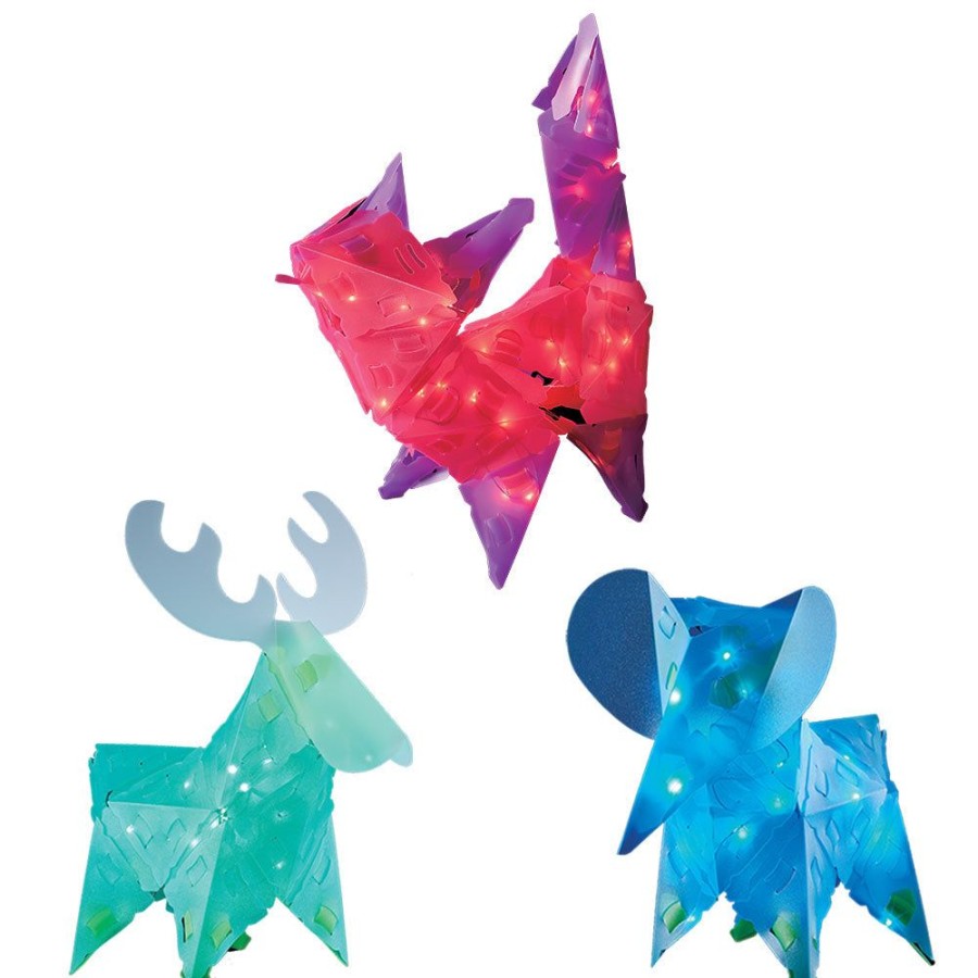 View More Thames & Kosmos | Creatto: 3-Pack Bundle: Moonlight Elephant, Magical Moose & Starlight Kitty