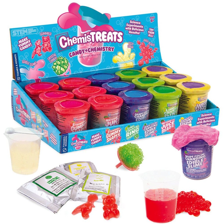 Science Toys & Kits Thames & Kosmos | Chemistreats! Candy+Chemistry (Display Of 15)