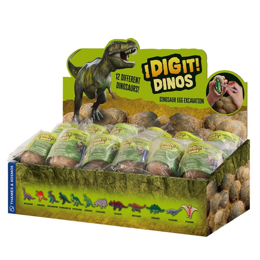 Science Toys & Kits Thames & Kosmos | I Dig It Dinos! - Dino Egg (Packed In 24 Unit Display)