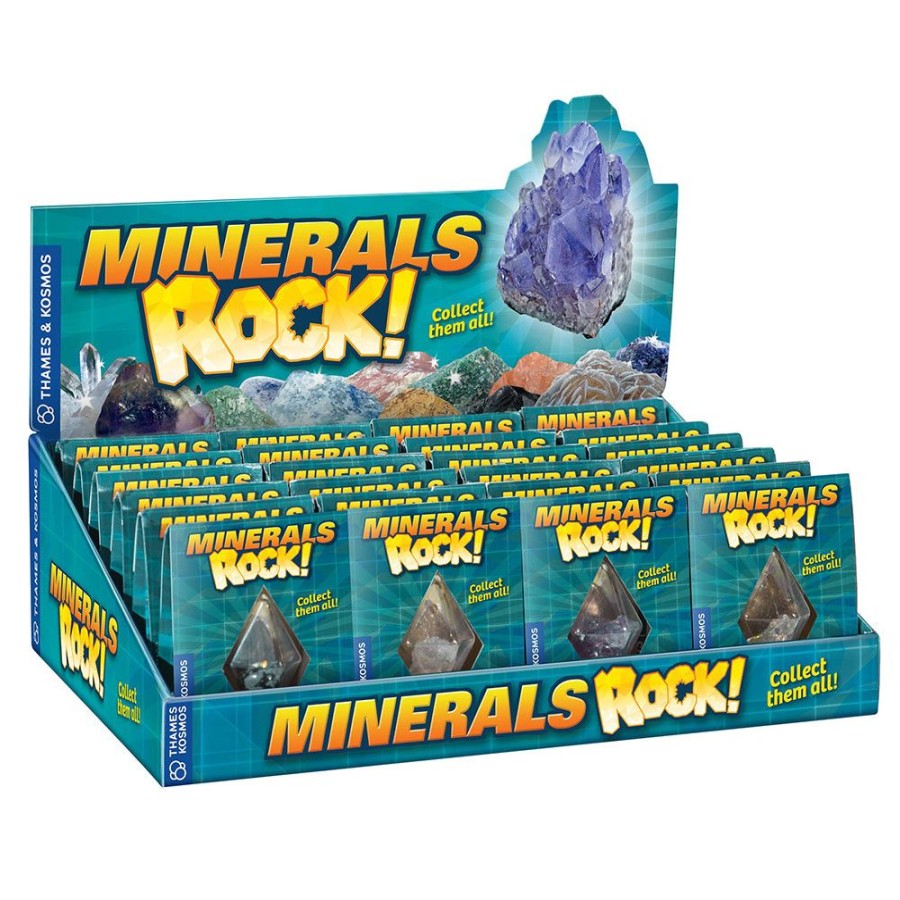 Gift Sets & Bundles Thames & Kosmos | Minerals Rock! - Real Specimen | 24 Unit Gift Bundle