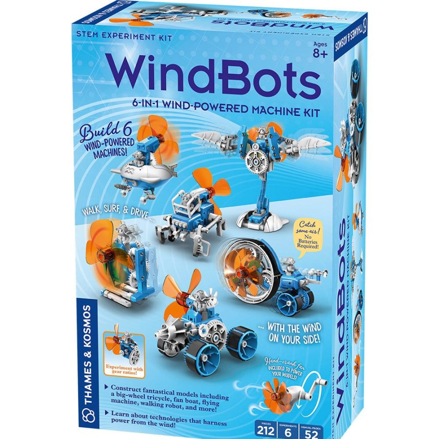 Science Toys & Kits Thames & Kosmos | Windbots: 6-In-1 Wind-Powered Machine Kit