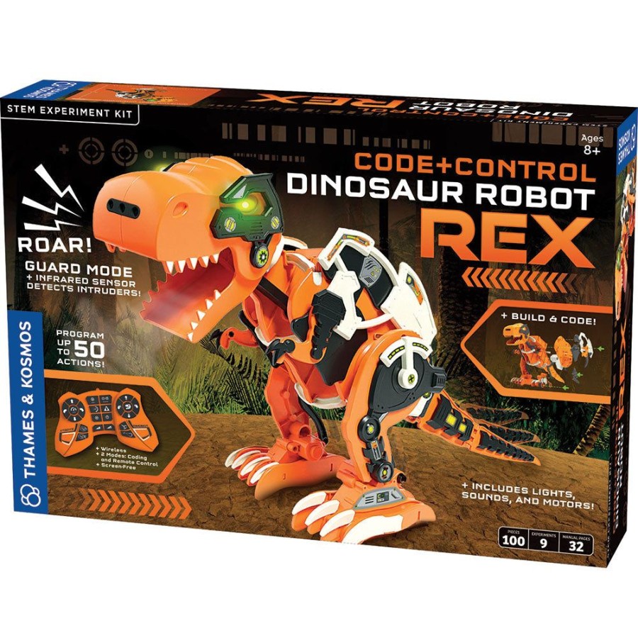 New Arrivals Thames & Kosmos | Code+Control Dinosaur Robot: Rex