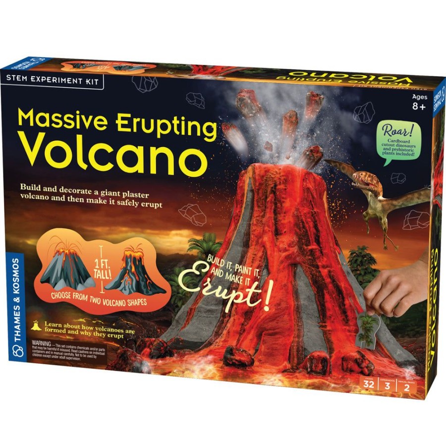 Science Toys & Kits Thames & Kosmos | Massive Erupting Volcano