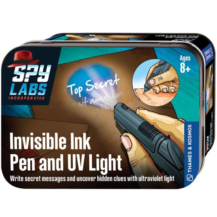 Spy Labs Inc Thames & Kosmos | Spy Labs: Invisible Ink Pen And Uv Light