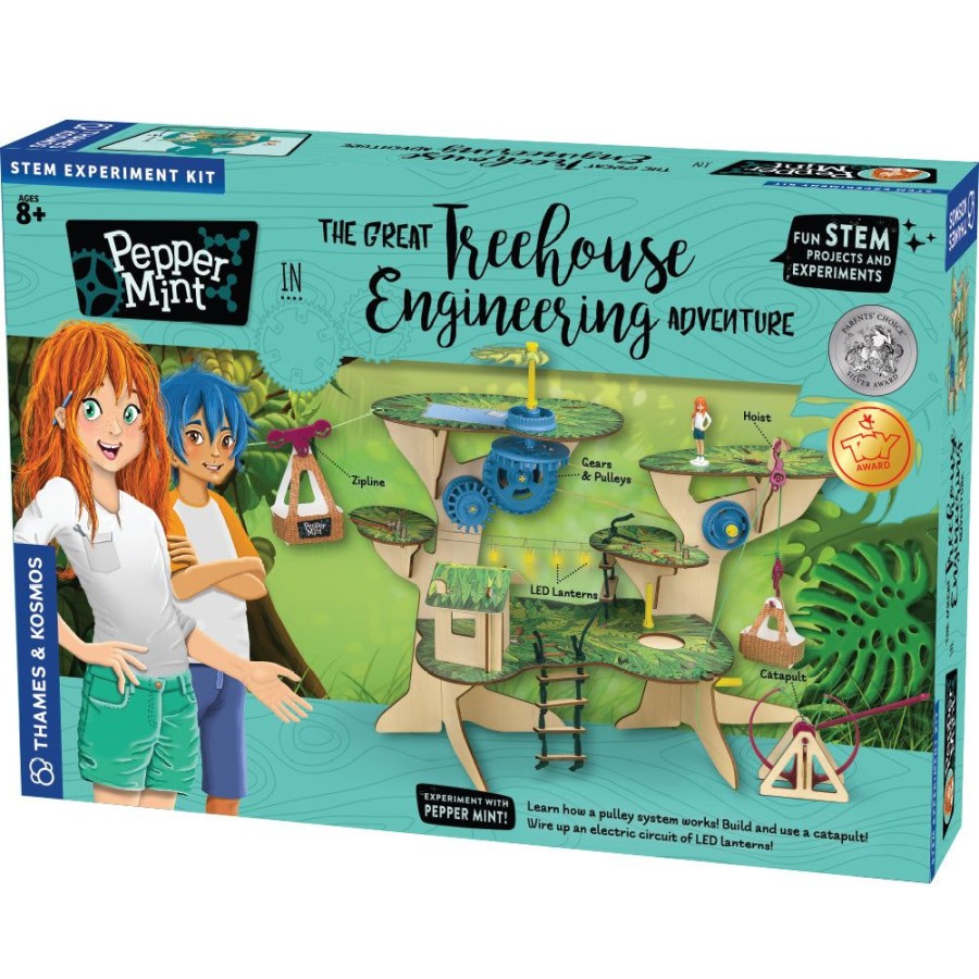 Science Toys & Kits Thames & Kosmos | Pepper Mint In The Great Treehouse Engineering Adventure