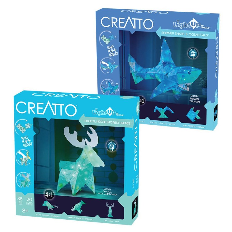 View More Thames & Kosmos | Creatto Bundle: Shimmer Shark & Ocean Pals And Magical Moose & Forest Friends