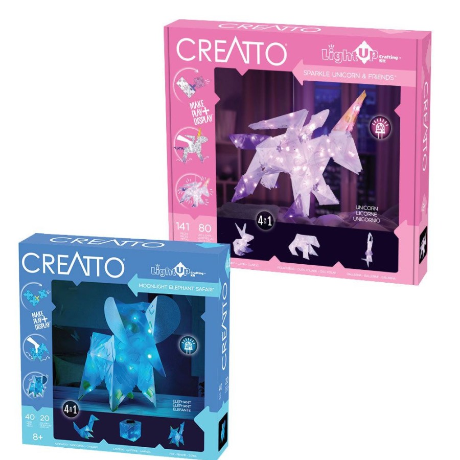 View More Thames & Kosmos | Creatto Bundle: Sparkle Unicorn & Friends And Moonlight Elephant Safari