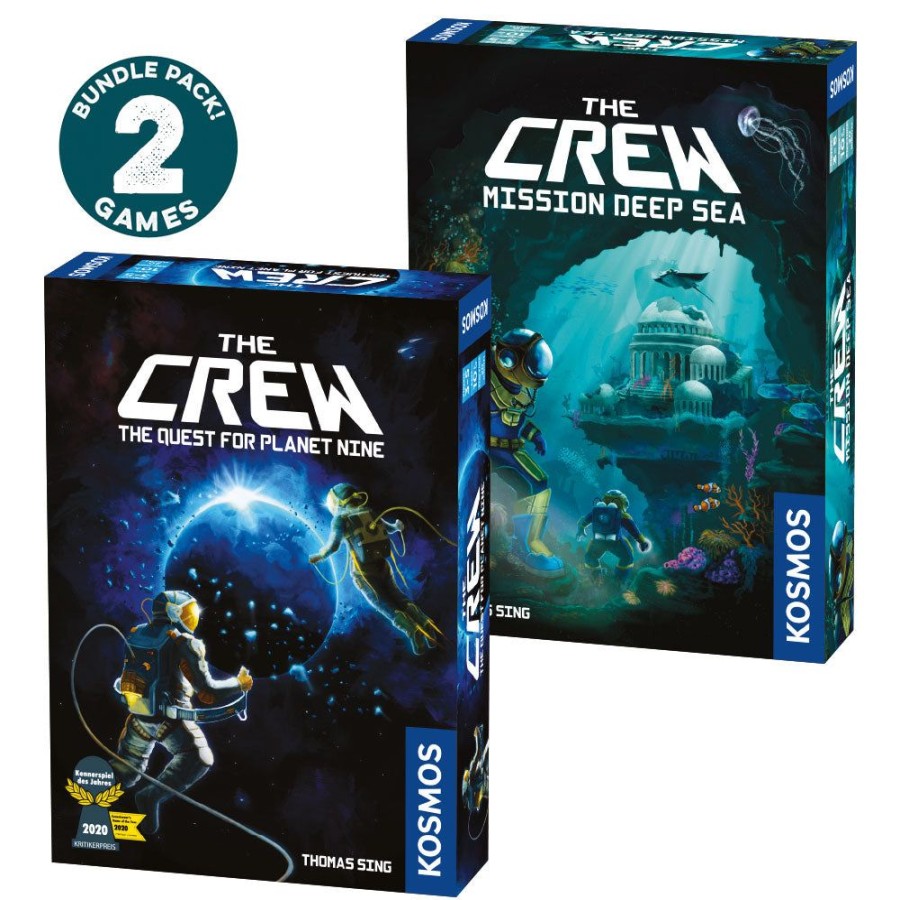 Gift Sets & Bundles Thames & Kosmos | The Crew 2-Pack Bundle. The Crew: The Quest For Planet Nine & The Crew: Mission Deep Sea