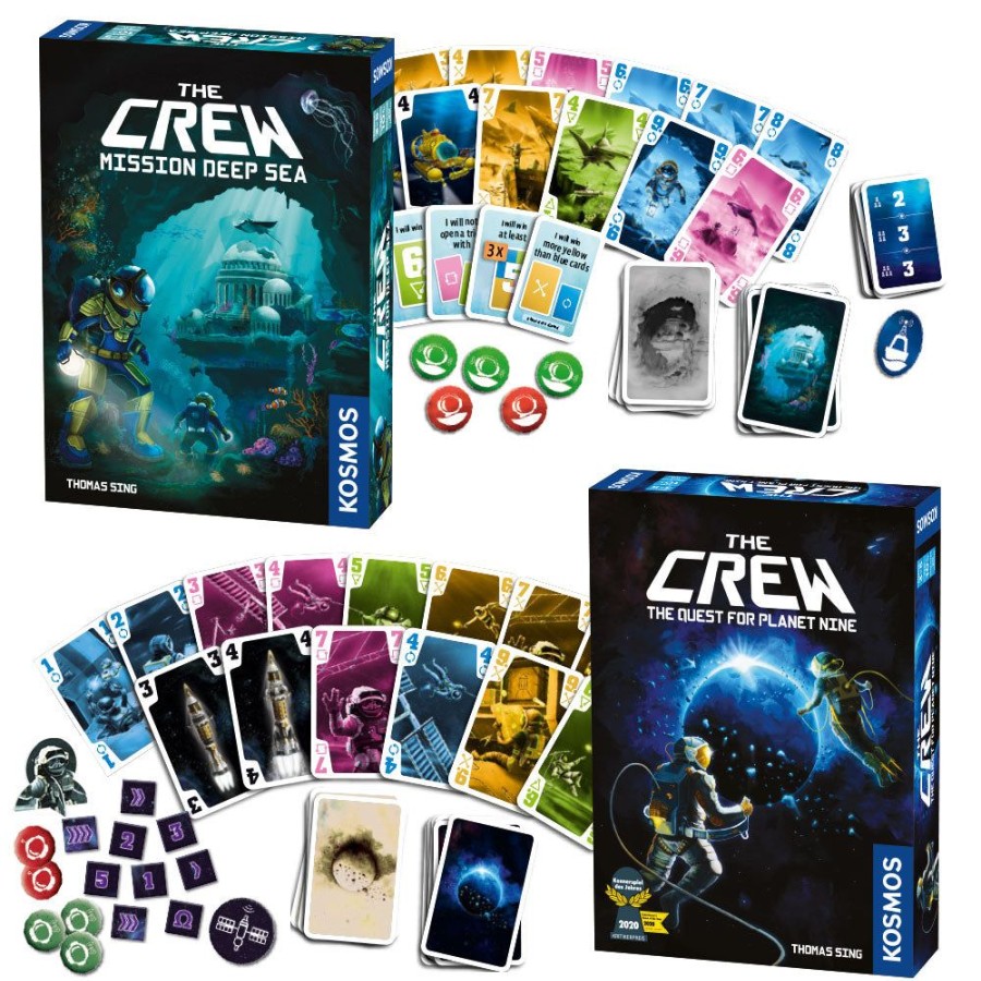 Gift Sets & Bundles Thames & Kosmos | The Crew 2-Pack Bundle. The Crew: The Quest For Planet Nine & The Crew: Mission Deep Sea