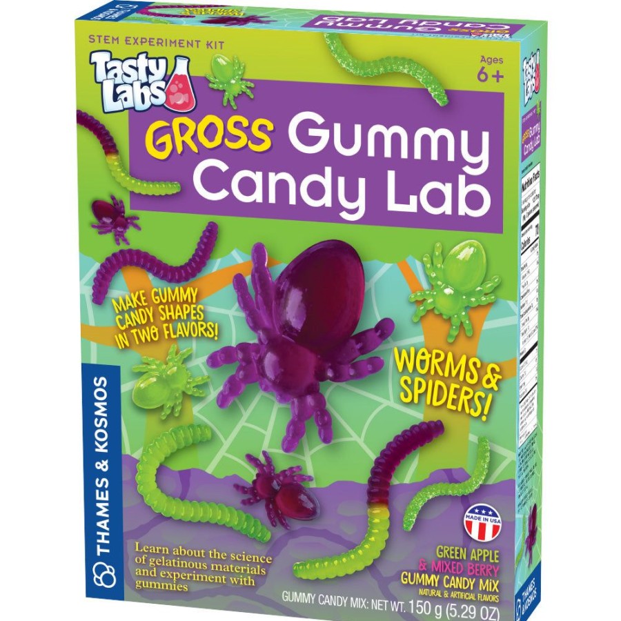 Science Toys & Kits Thames & Kosmos | Gross Gummy Candy Lab: Worms And Spiders