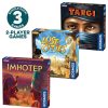 Gift Sets & Bundles Thames & Kosmos | Essential 2-Player Board Game 3-Pack Bundle. Imhotep: The Duel, Targi, Lost Cities Card Game With 6Th Expedition