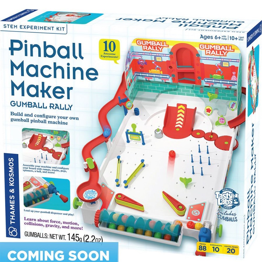 View More Thames & Kosmos | Pinball Machine Maker: Gumball Rally - Coming Summer 2024