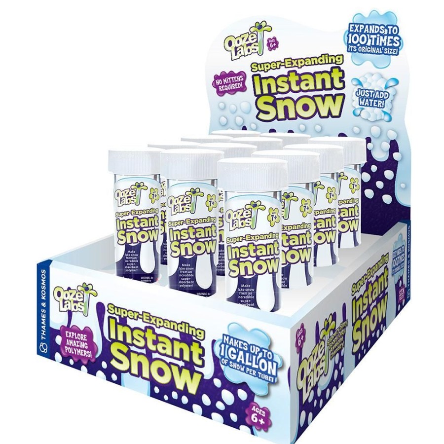 Science Toys & Kits Thames & Kosmos | Super-Expanding Instant Snow 12 Unit Gift Pack