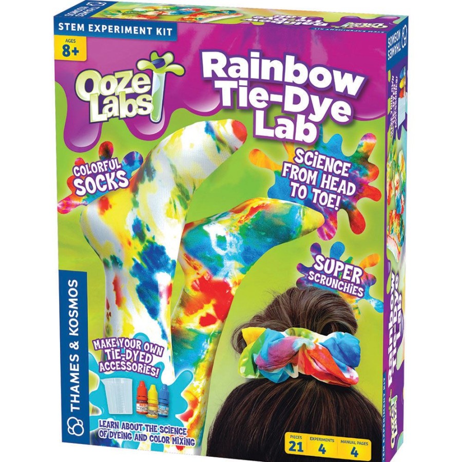 Science Toys & Kits Thames & Kosmos | Ooze Labs Rainbow Tie-Dye Lab