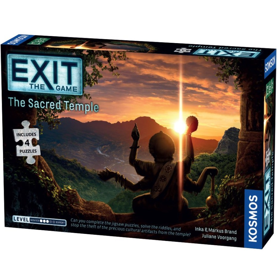 Board Games Thames & Kosmos | Exit: The Sacred Temple (With Jigsaw Puzzles)