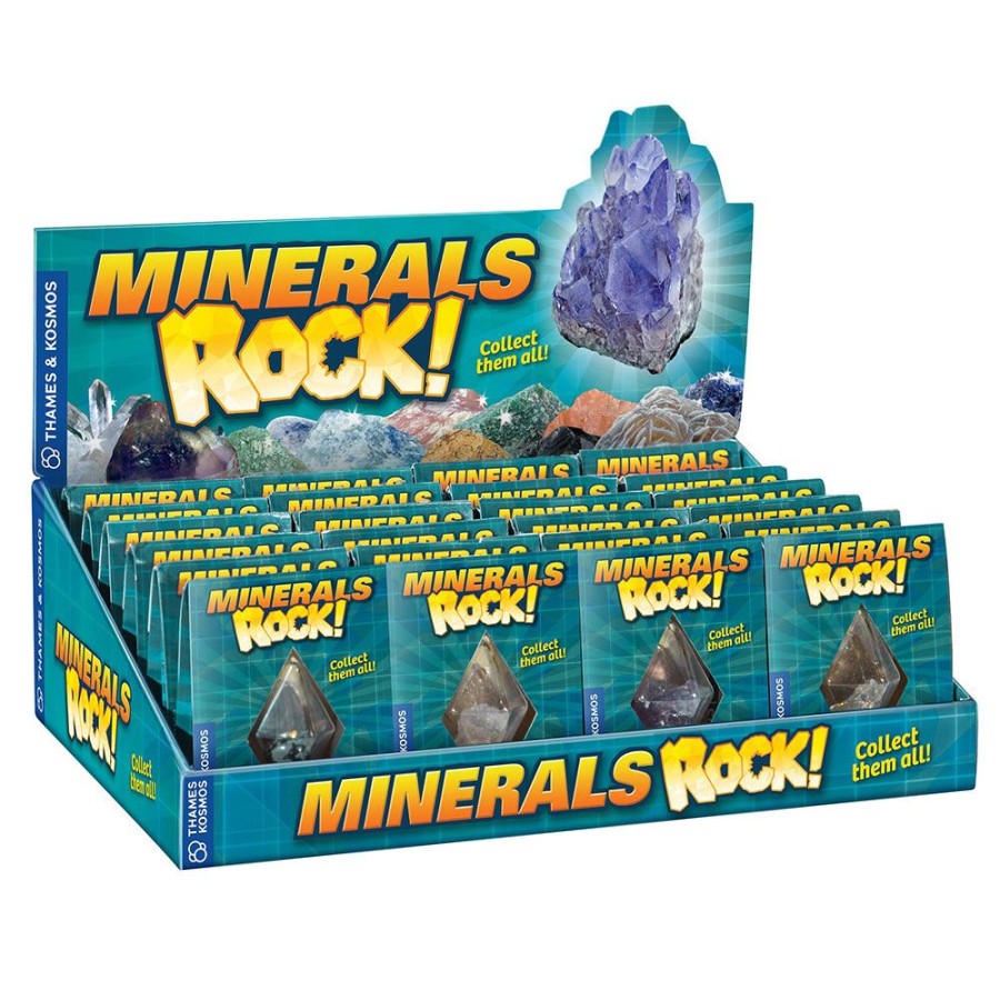 Science Toys & Kits Thames & Kosmos | Minerals Rock! - Real Specimen | 24 Unit Gift Bundle