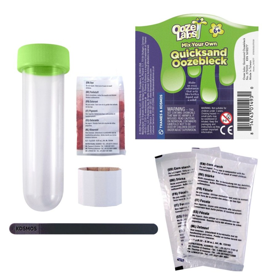 Science Toys & Kits Thames & Kosmos | Ooze Labs 10: Quicksand Oozebleck | Bundle Of Six