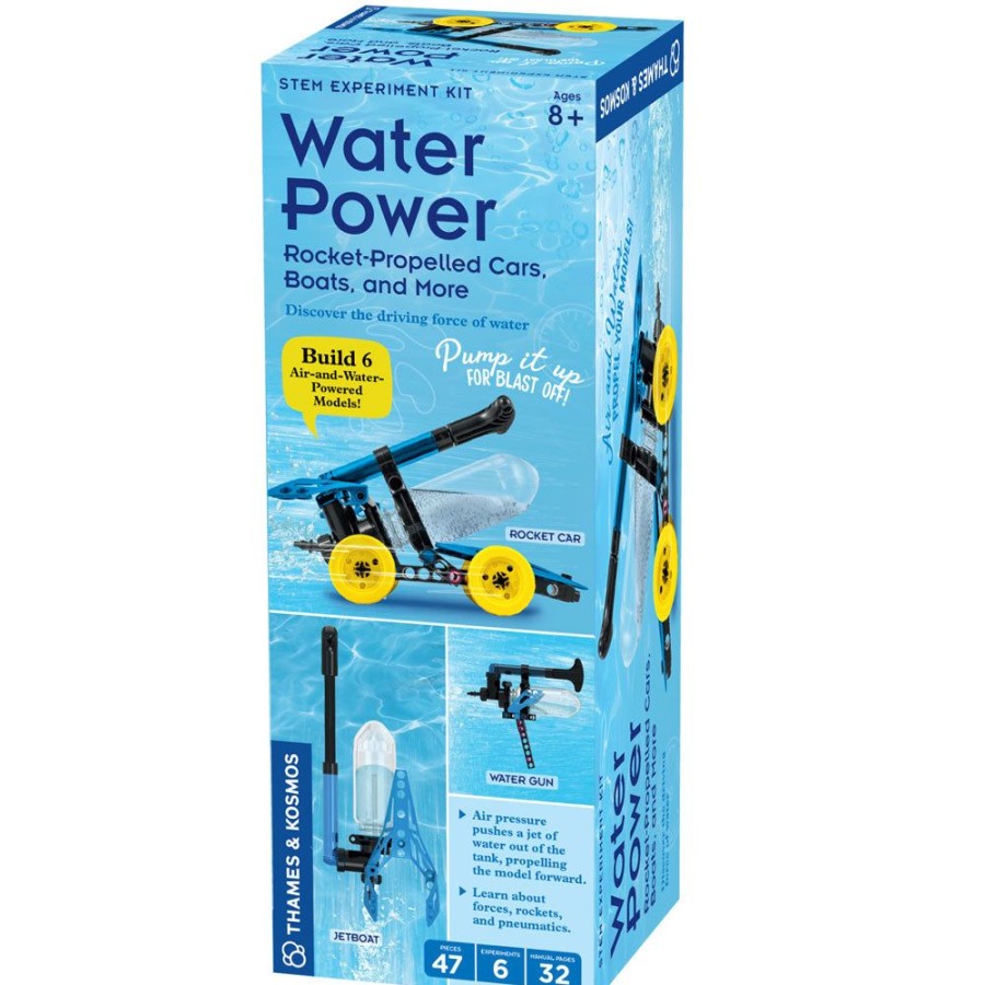 Science Toys & Kits Thames & Kosmos | Water Power: Rocket-Propelled Cars, Boats, And More