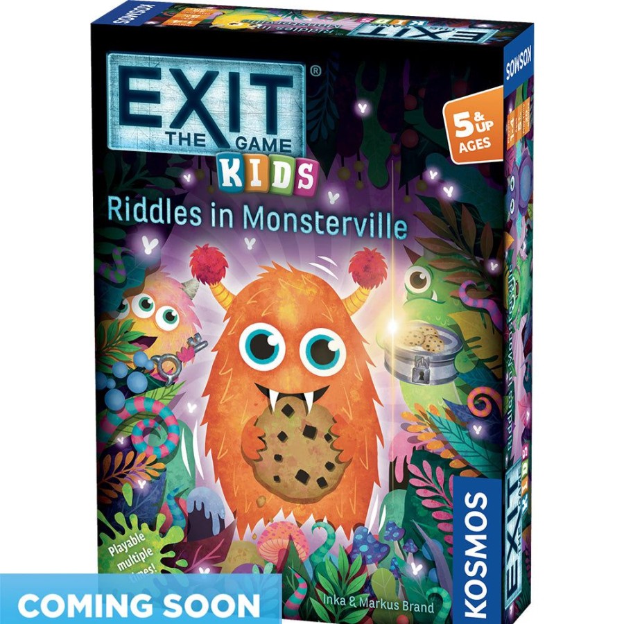 Board Games Thames & Kosmos | Exit: The Game - Kids - Riddles In Monsterville - Coming Summer 2024