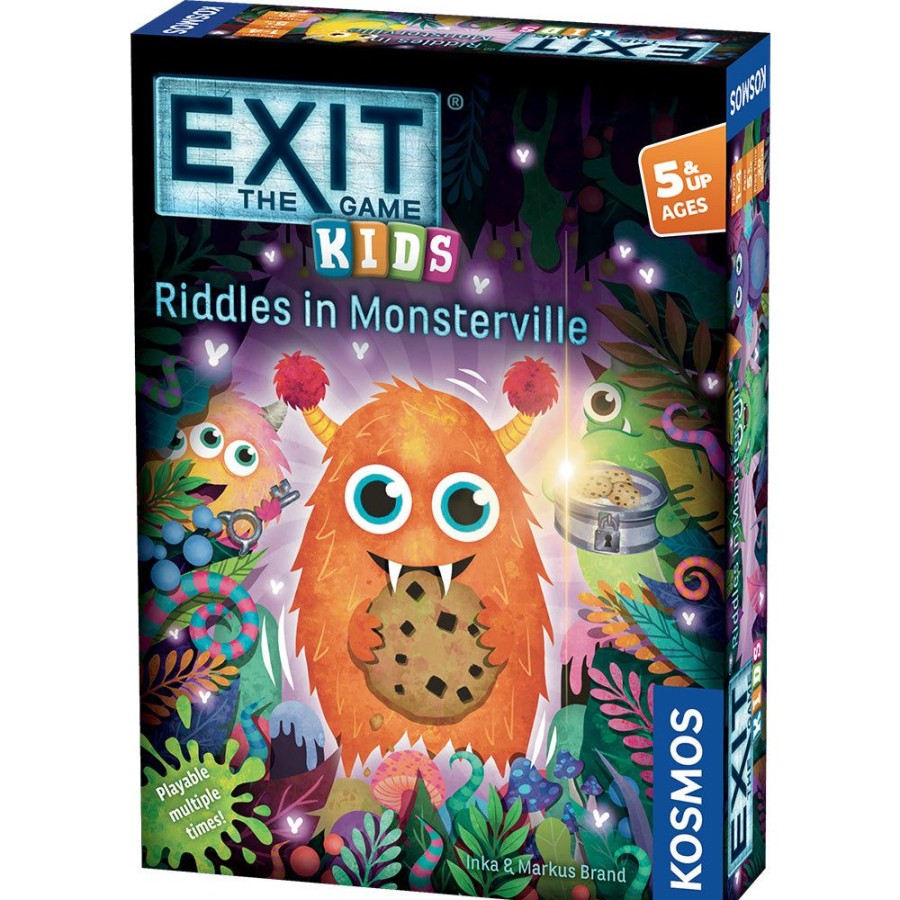 Board Games Thames & Kosmos | Exit: The Game - Kids - Riddles In Monsterville - Coming Summer 2024