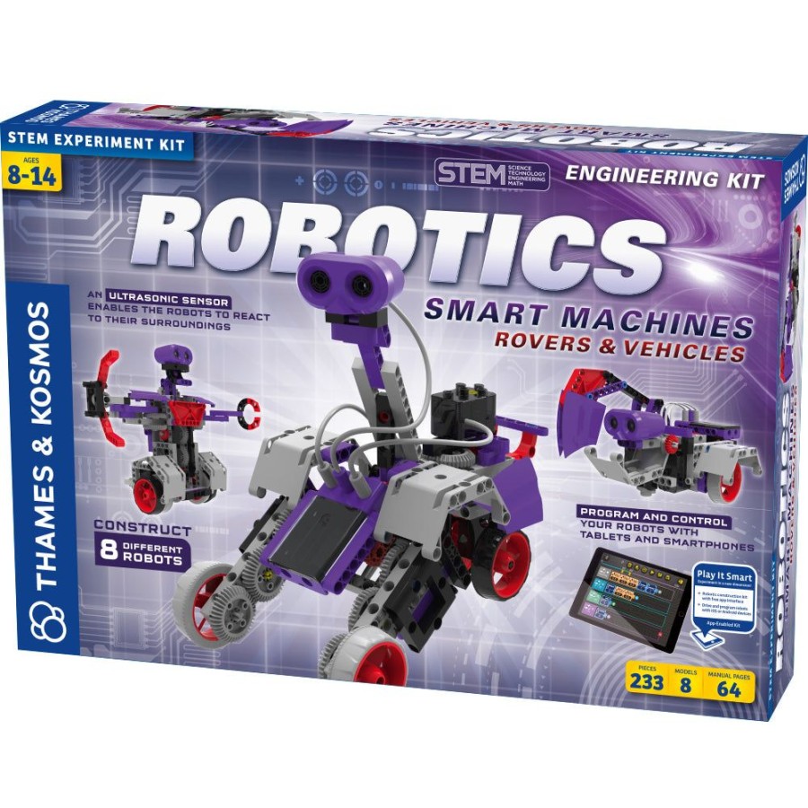 Science Toys & Kits Thames & Kosmos | Robotics: Smart Machines - Rovers & Vehicles