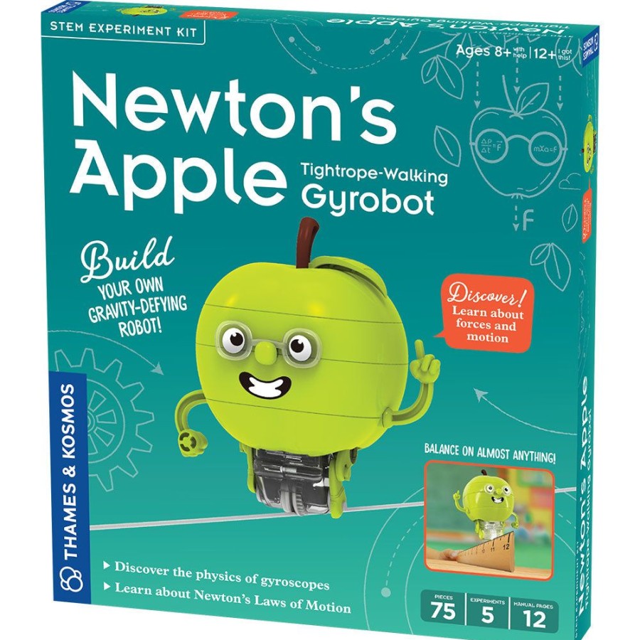 Science Toys & Kits Thames & Kosmos | Newton'S Apple: Tightrope-Walking Gyrobot