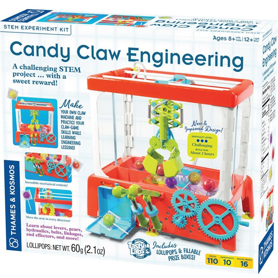 Science Toys & Kits Thames & Kosmos | Candy Claw Engineering - Arcade Game Maker Lab