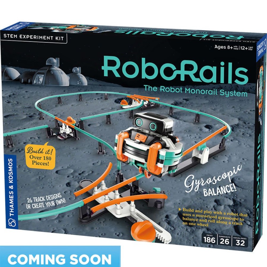 Science Toys & Kits Thames & Kosmos | Roborails: The Robot Monorail System - Coming Spring 2024