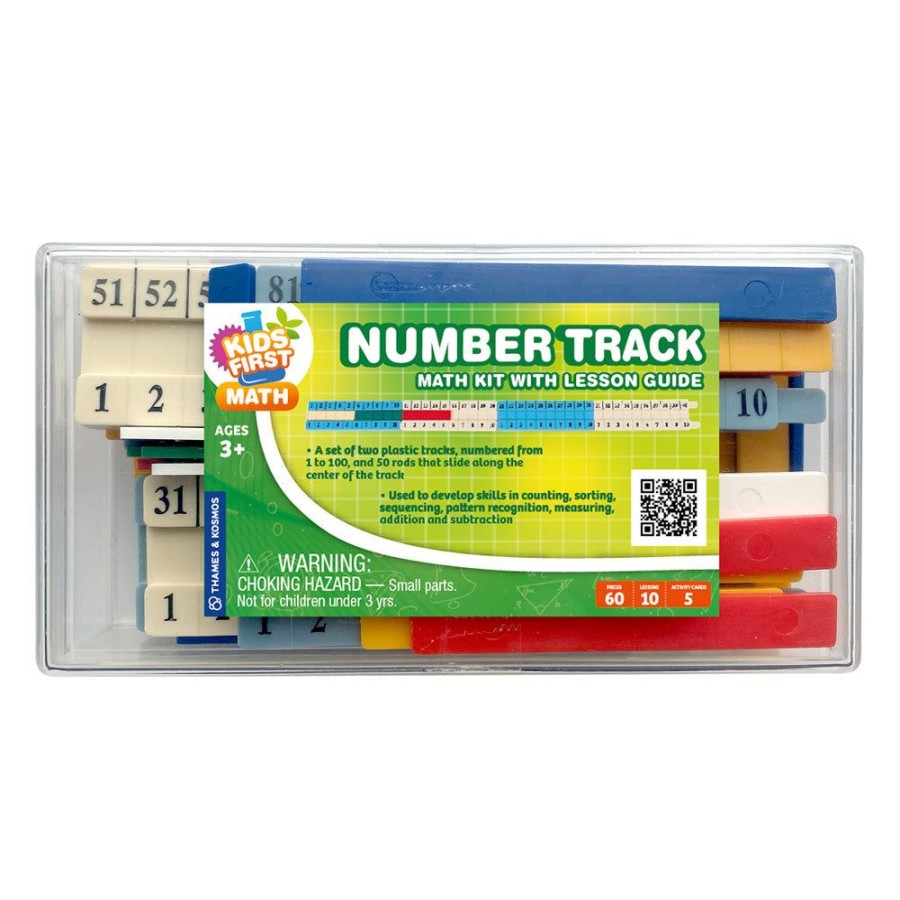 Science Toys & Kits Thames & Kosmos | Kids First Math: Number Track Math Kit With Lesson Guide