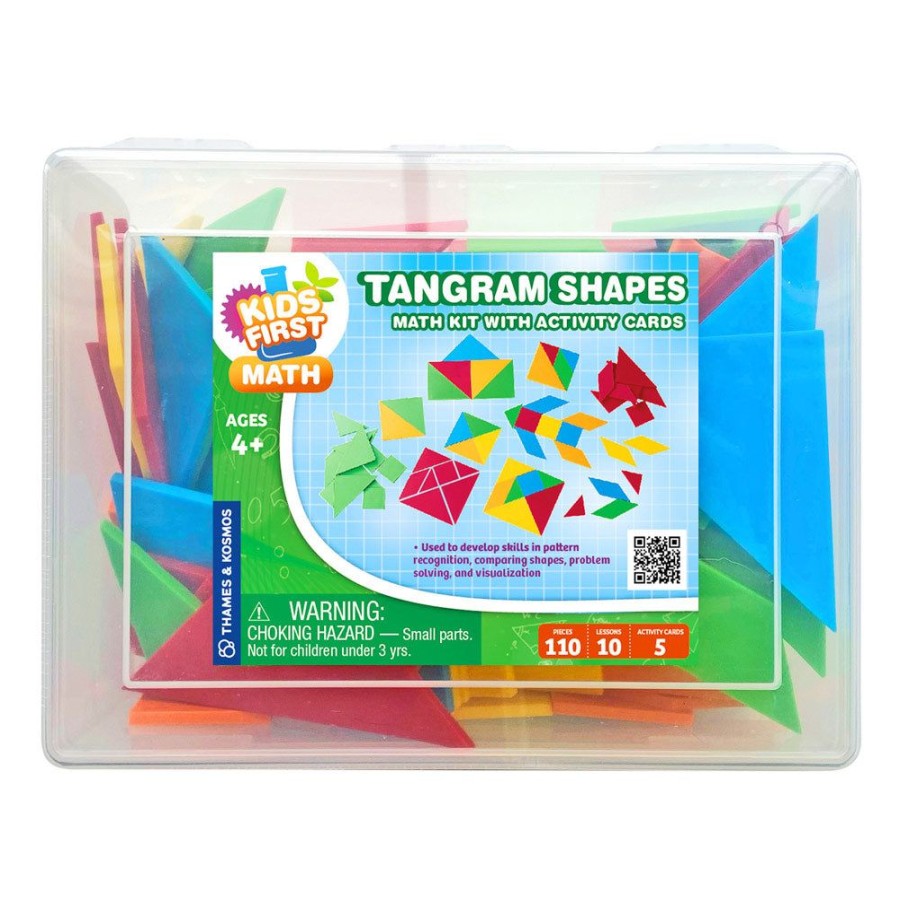 Science Toys & Kits Thames & Kosmos | Kids First Math: Tangram Shapes Math Kit With Activity Cards