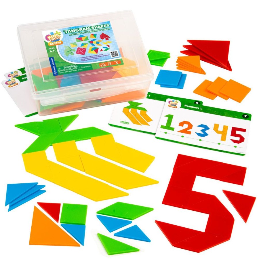 Science Toys & Kits Thames & Kosmos | Kids First Math: Tangram Shapes Math Kit With Activity Cards