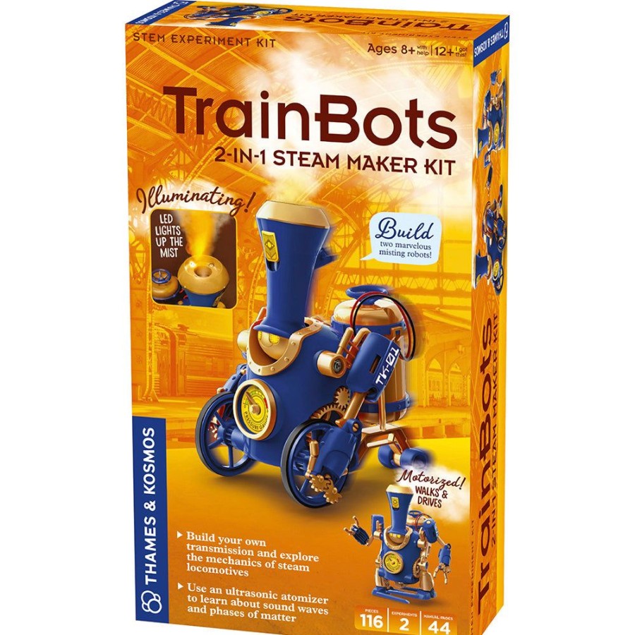 Science Toys & Kits Thames & Kosmos | Trainbots: 2-In-1 Steam Maker Kit