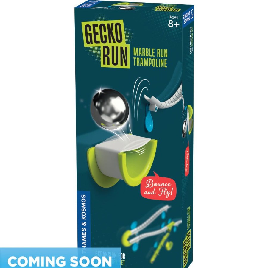 Gecko Run Thames & Kosmos | Gecko Run: Marble Run Trampoline Expansion Pack - Coming February 2024