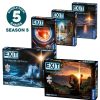 Board Games Thames & Kosmos | Exit: The Game, Season 5 Bundle. Five-Pack: Gate Between Worlds, Cursed Labyrinth, Kidnapped In Fortune City, Sacred Temple, Deserted Lighthouse