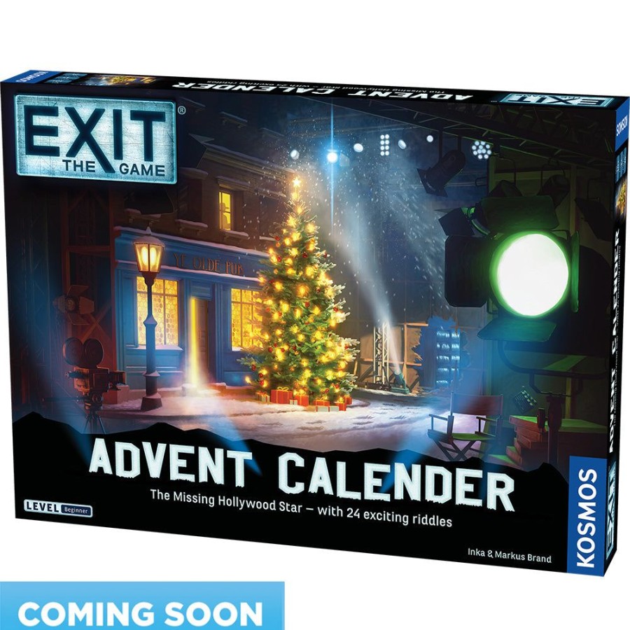 Board Games Thames & Kosmos | Exit: The Game - Advent Calendar - The Missing Hollywood Star - Coming In 2024