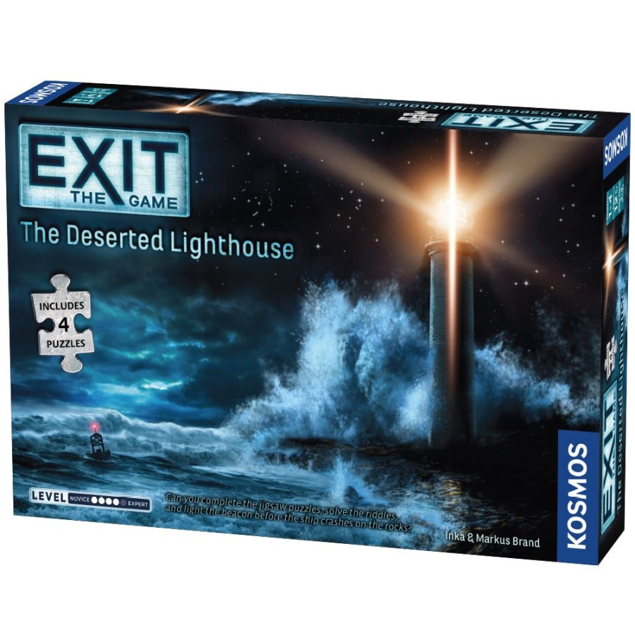 Board Games Thames & Kosmos | Exit: The Deserted Lighthouse (With Jigsaw Puzzle)